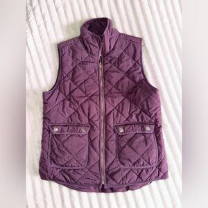 THREAD&SUPPLY Quilted Purple Women's Vest